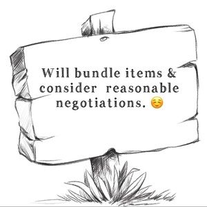 Bundling & Reasonable Offers!